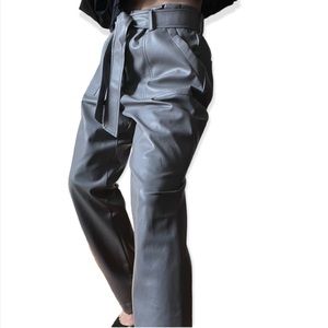 Faux Leather Pants